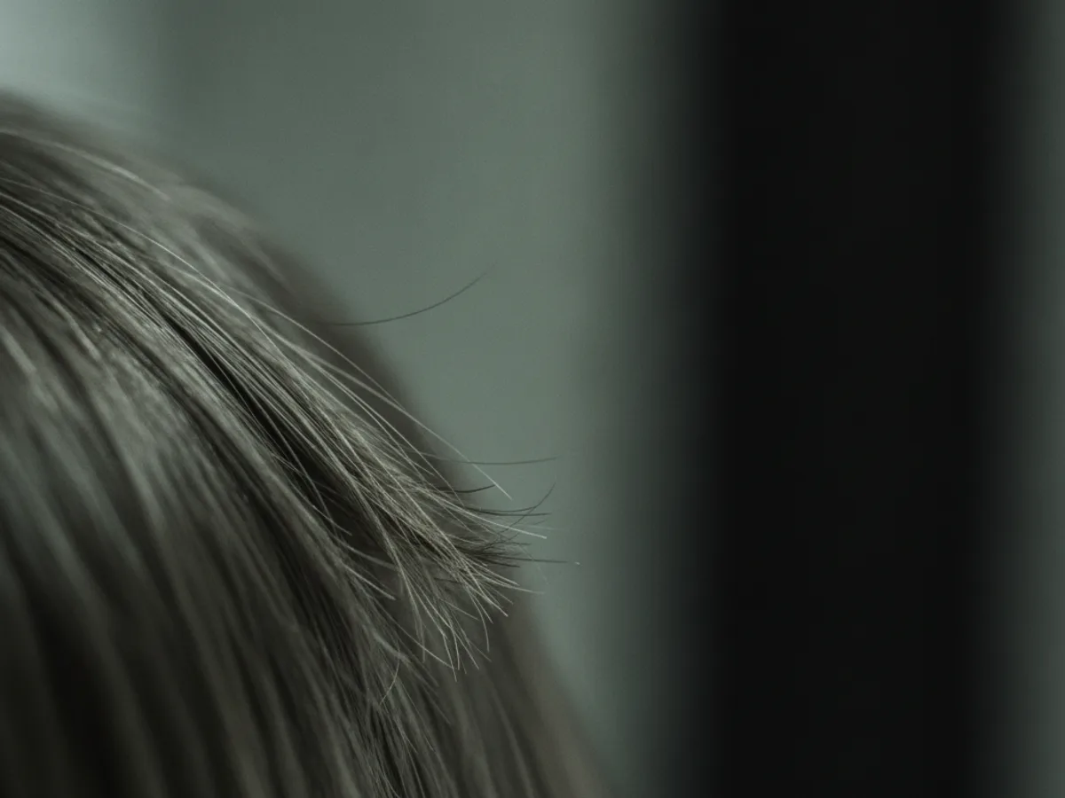 Detailaufnahme der frisch geschnittenen Haarspitzen